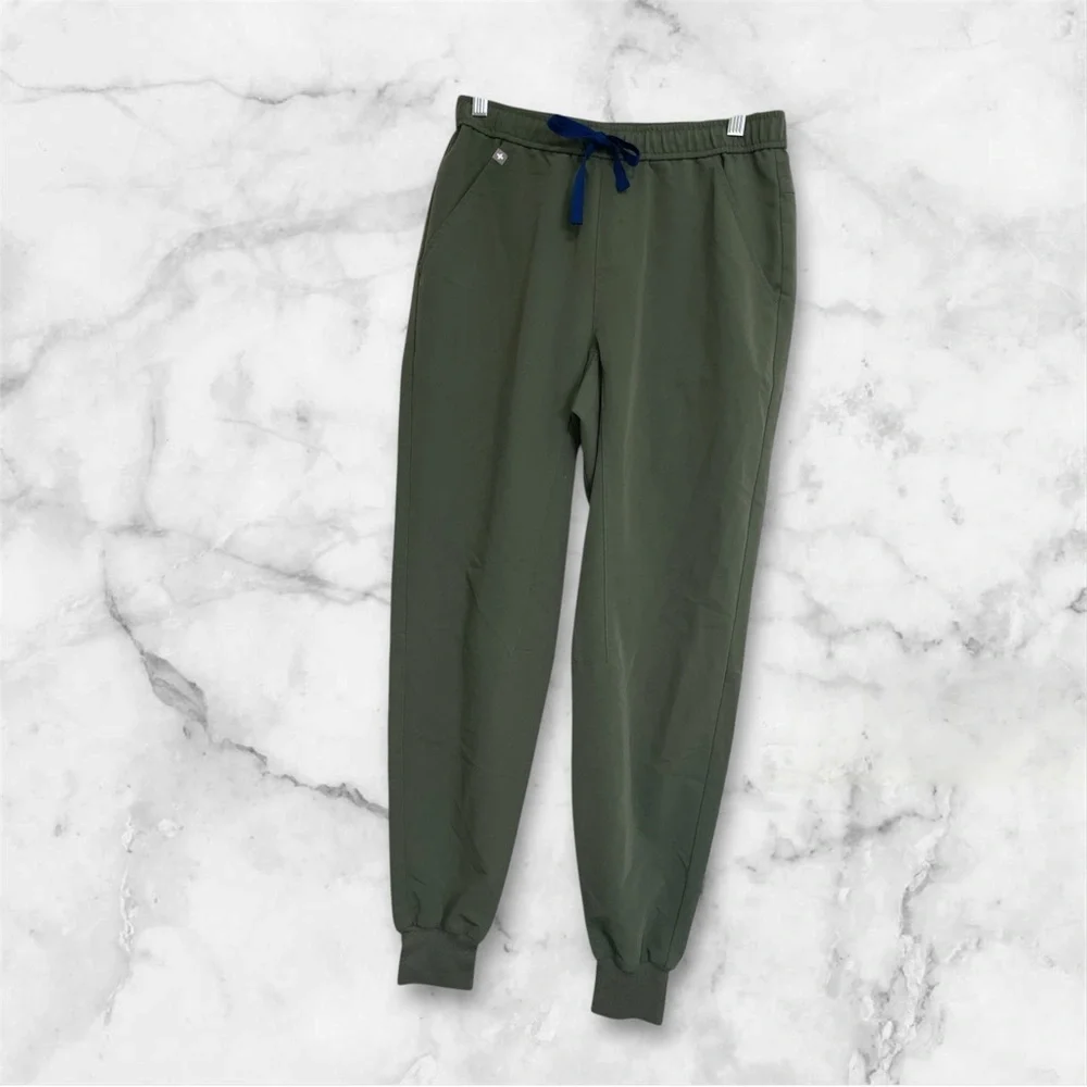Figs Scrubs Forests Green Jogger‎ Pants Size Small Healthcare ~ Medical Staff